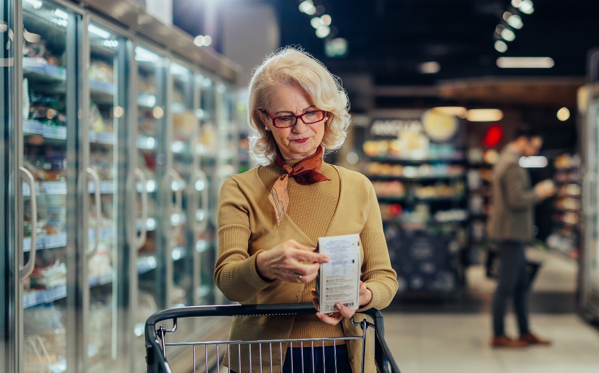 Cómo leer las etiquetas de los alimentos del supermercado (Shutterstock).