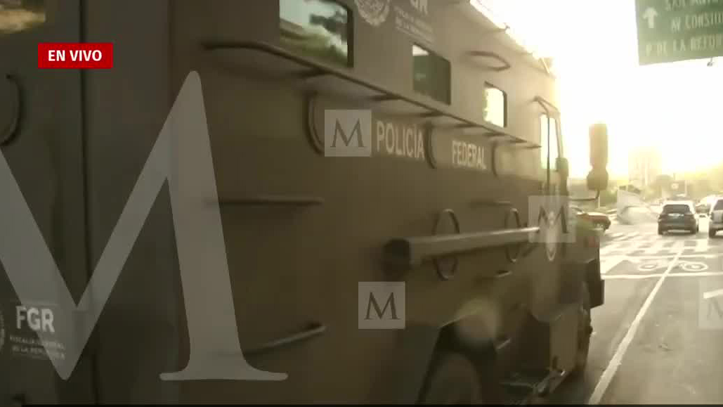 Convoy de la FEMDO estaría trasladando a Ovidio Guzmán al Altiplano