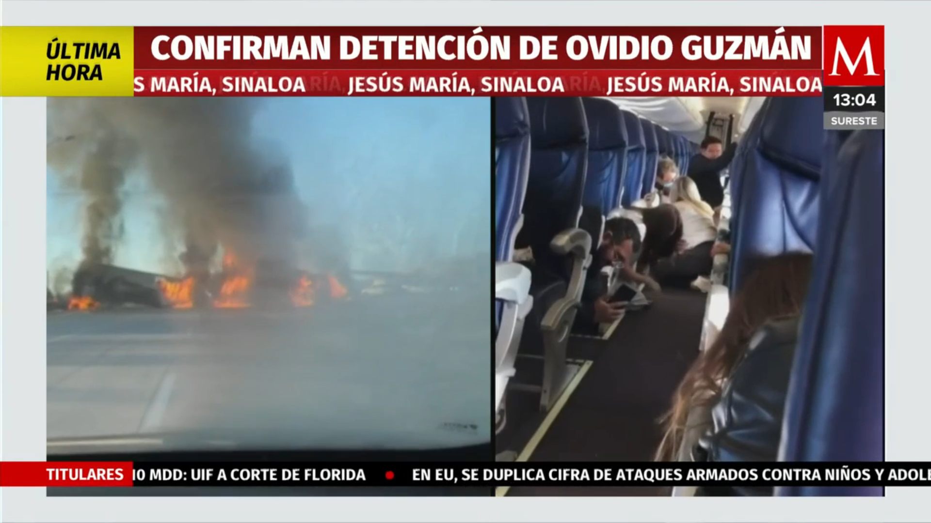 Enfrentamientos armados dentro del Aeropuerto Internacional de Culiacán