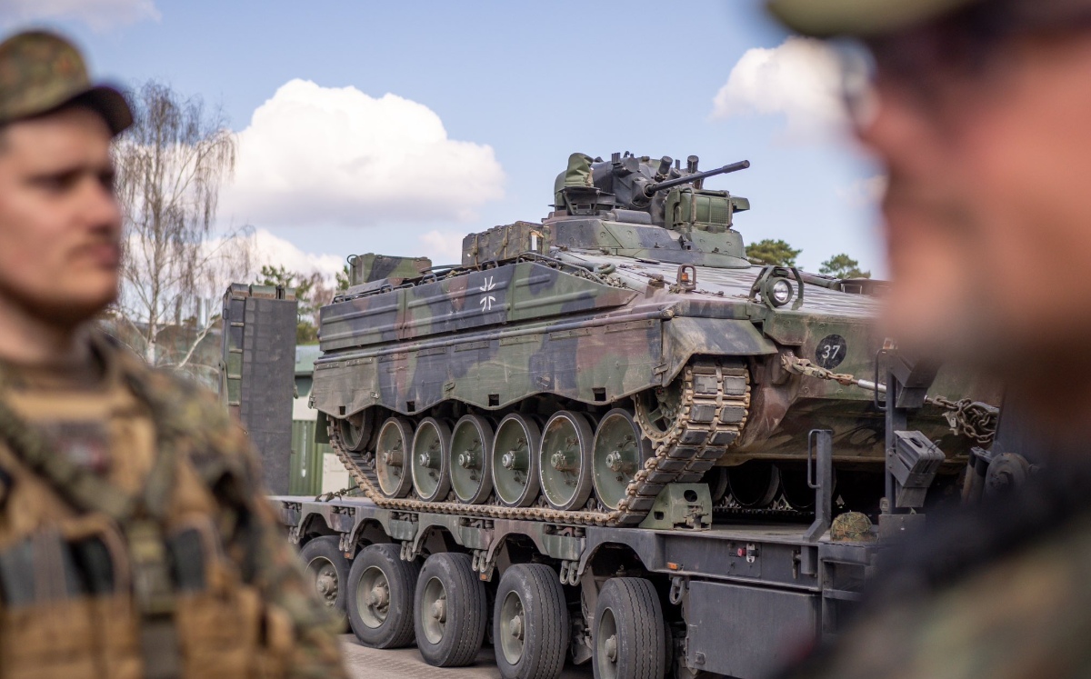 EU y Alemania entregaran vehículos de combate ligeros a Ucrania. (@GermanAmbUSA)