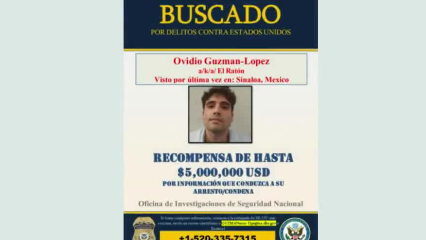 En EU, medios presentan a Ovidio Guzmán como uno de los "mayores traficantes de fentanilo"