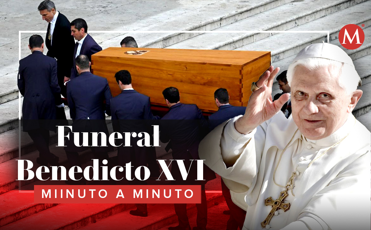 El funeral del papa emérito Benedicto XVI se realiza en el Vaticano. | Especial