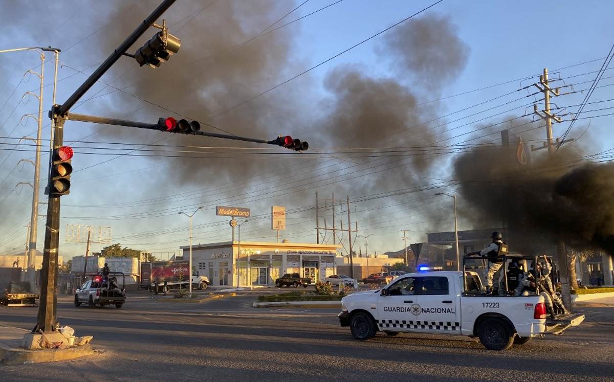 Operativo en Culiacán, el 5 de enero de 2023. / AFP