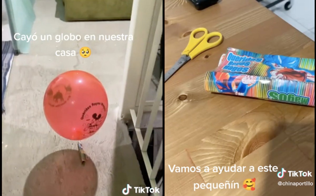 Familia manda al cielo carta de Reyes Magos atorada. | ESPECIAL