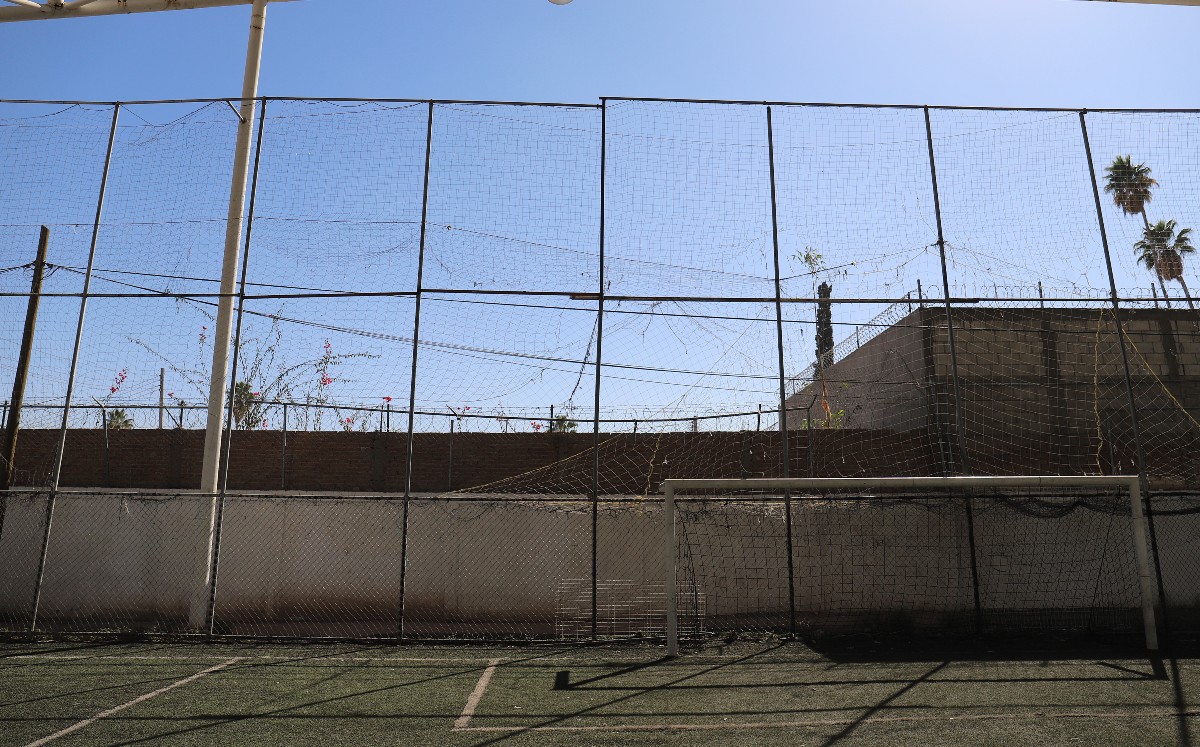Cancha del parque La Esperanza. (Rolando Riestra)