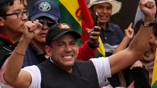 Luis Fernando Camacho, gobernador opositor en Bolivia (Twitter)