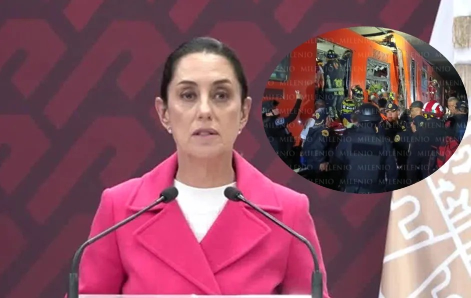 Sheinbaum llega a línea 3 del Metro