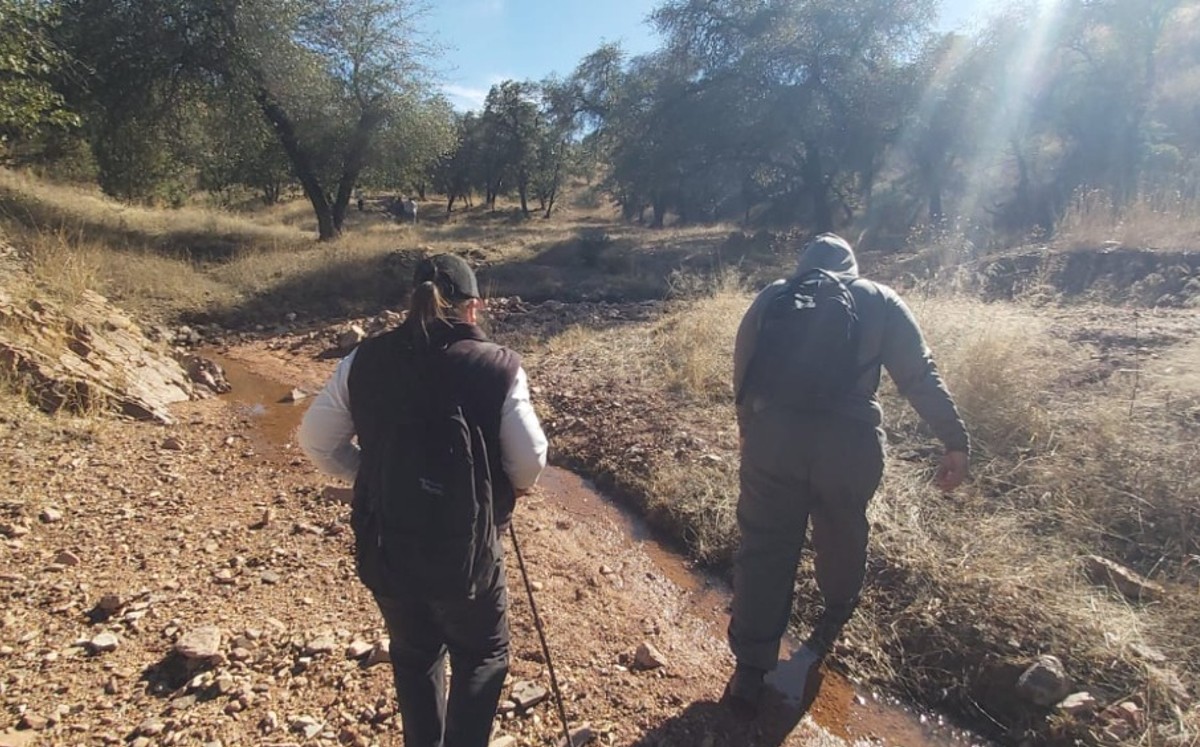 Colectivo halla restos humanos de dos personas en Nogales, Sonora. | Marco A. Flores