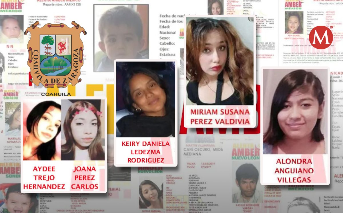 Alerta Amber en Coahuila. (Notivox Diseño)
