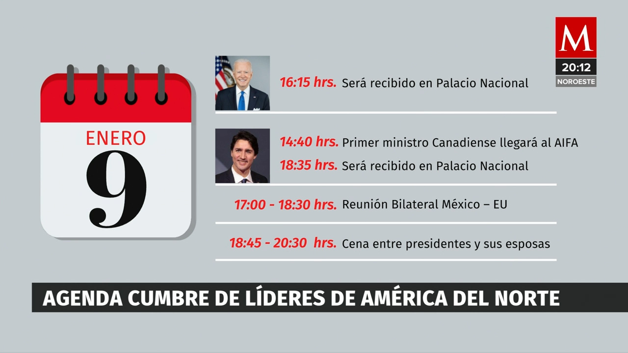 AMLO y Ebrard alistan agenda para Cumbre con EU y Canadá