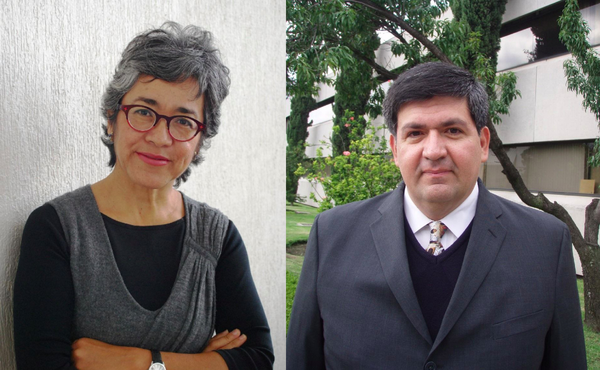 Cristina Rivera Garza y Carlos A. Coello Coello. (Foto: Especial)