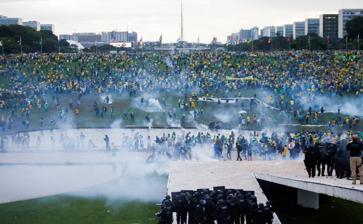 Las protestas en Brasilia, en Brasil, las realizaron los seguidores de Jair Bolsonaro. | Reuters