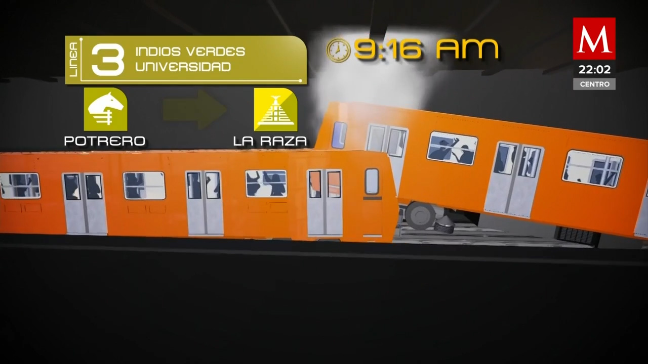 El sábado, un choque de trenes en la línea 3 del Metro cobró la vida de