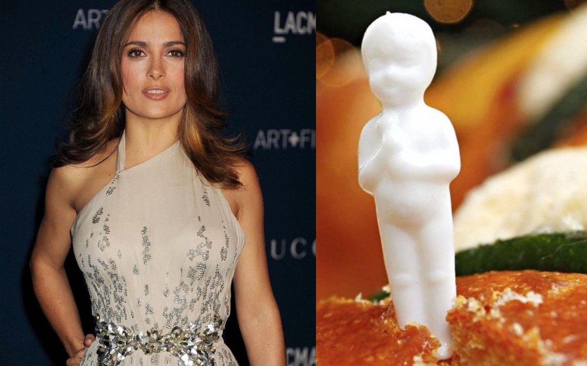 Salma Hayek criticada por llamar muñeco a Niño Dios. ESPECIAL