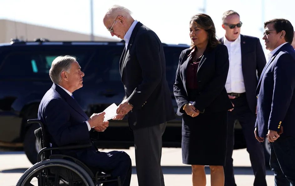 Visita de Biden a Texas “20 mil mdd corta y 2 años tarde”: Greg Abbott