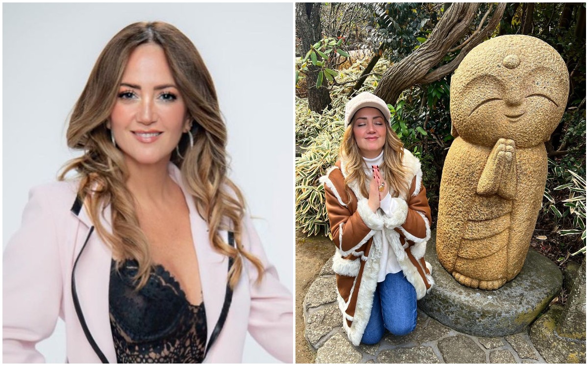 Andrea Legarreta responde a críticas tras viaje a Japón (Instagram).