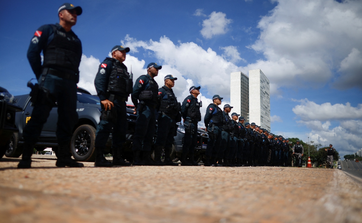 Las autoridades brasileñas reforzaron Brasilia ante las protestas bolsonaristas. | Reuters