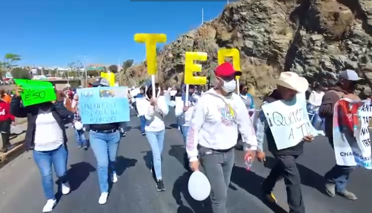 Familiares del menor realizan protestas en Zacatecas. (Omar Hernández)