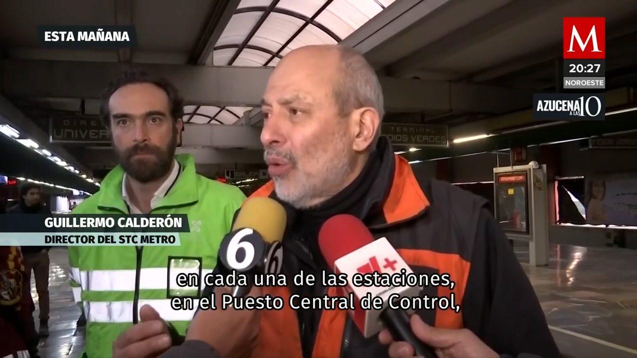 Guillermo Calderón asegura que traslado en Línea 3 es seguro "se hizo una revisión muy estricta"