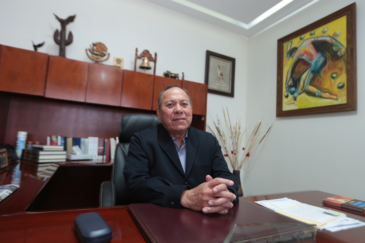 Jesús Zambrano, dirigente nacional del PRD. (Jesús Quintanar)
