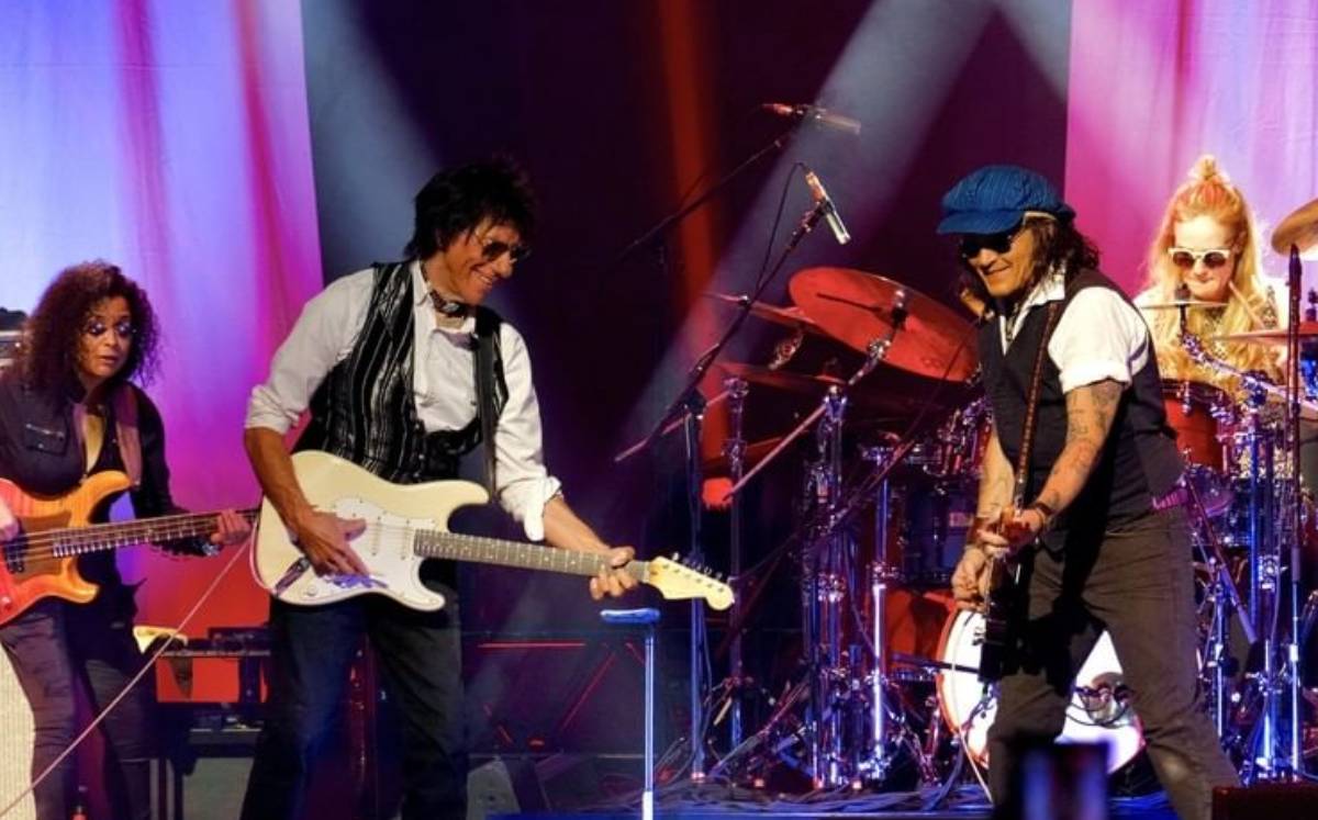 Johnny Depp y Jeff Beck (Instagram).