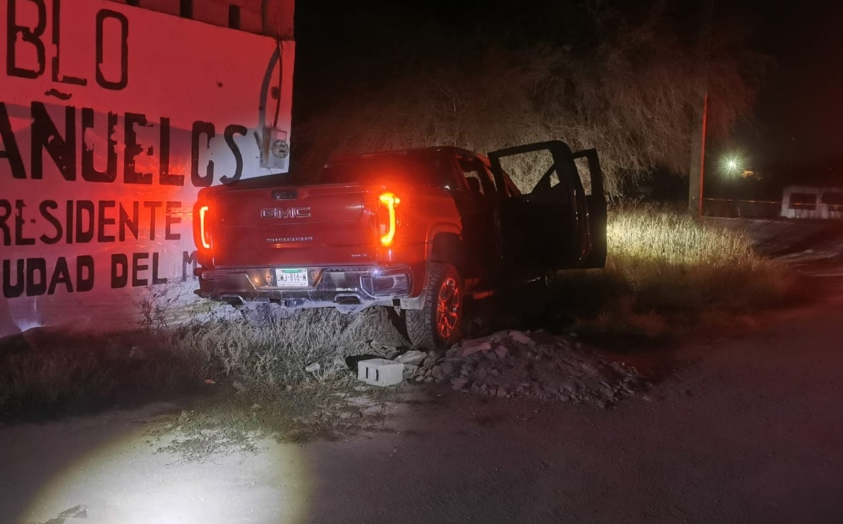 La camioneta que tripulaban las atacantes fue asegurada por elementos de la GN (Especial)
