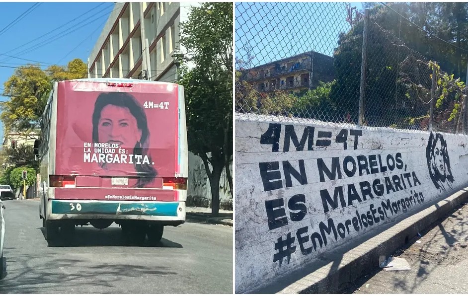 Con #EnMorelosEsMargarita en anuncios, promueven imagen de directora de Lotenal