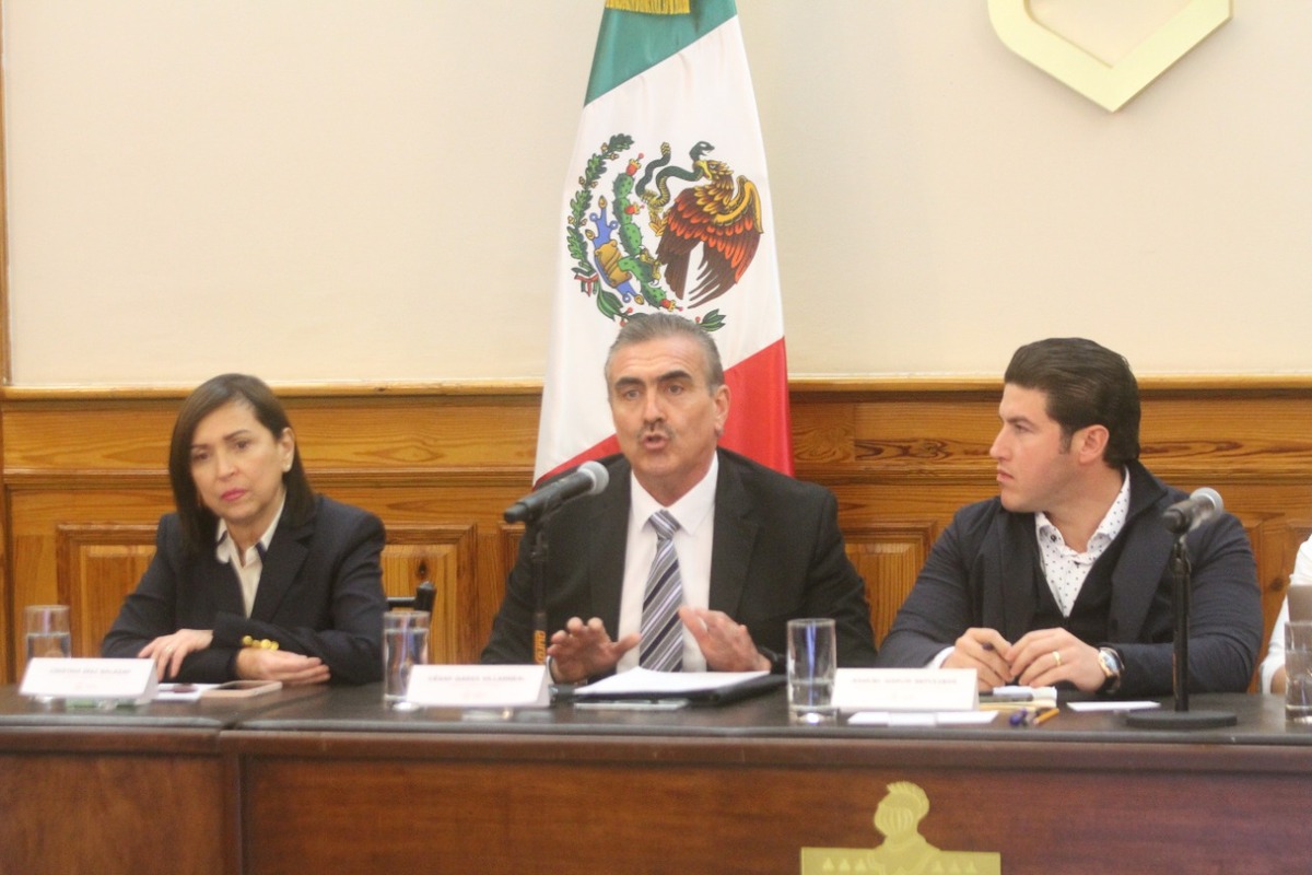 Pacto Nuevo León continúa y se fortalece, dijo César Garza. Foto: Leonel Rocha