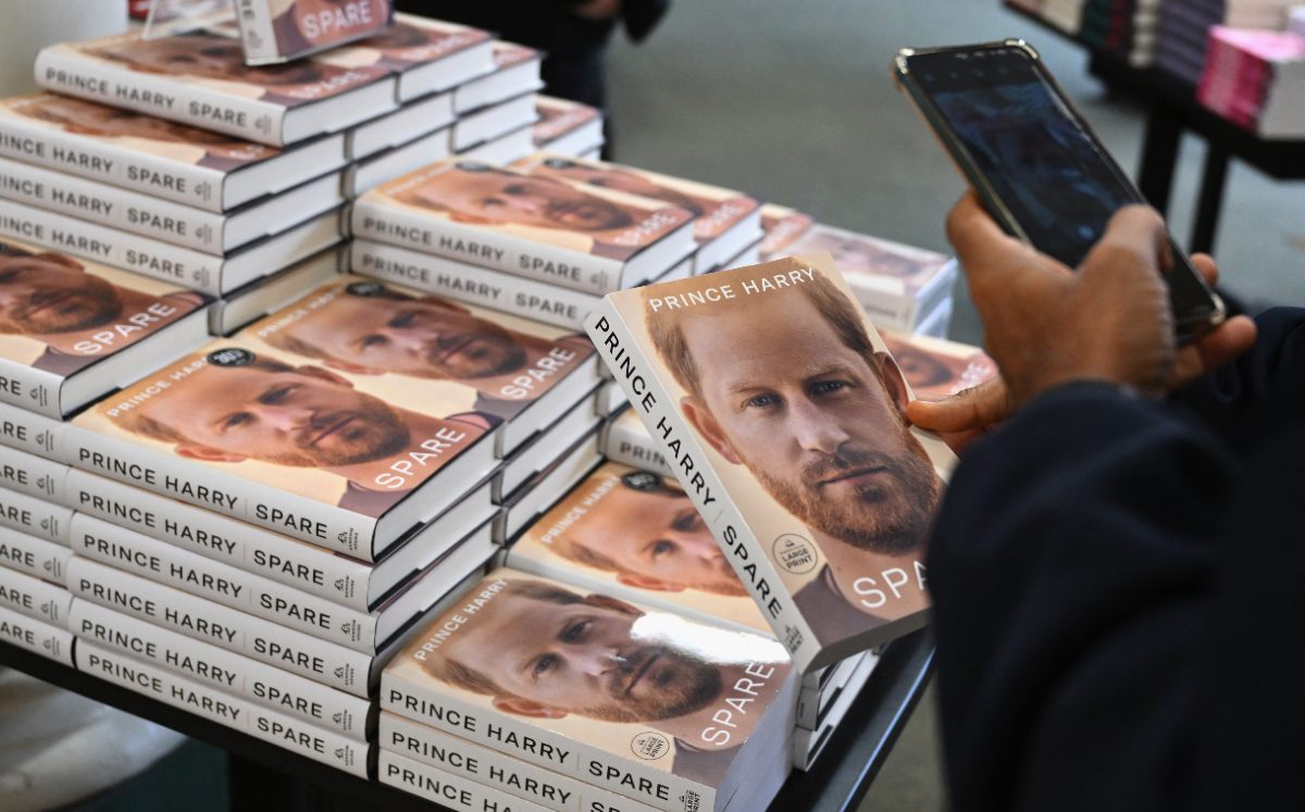 Spare, libro escrito por el príncipe Harry | AFP