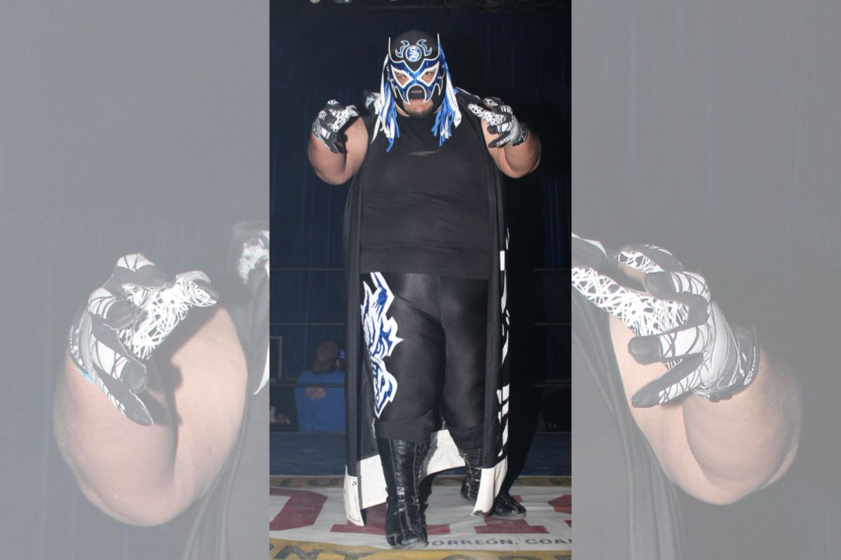 El terror de las pizzagordas Black Gojira regresa este jueves a la Arena Coliseo Tony Arellano.