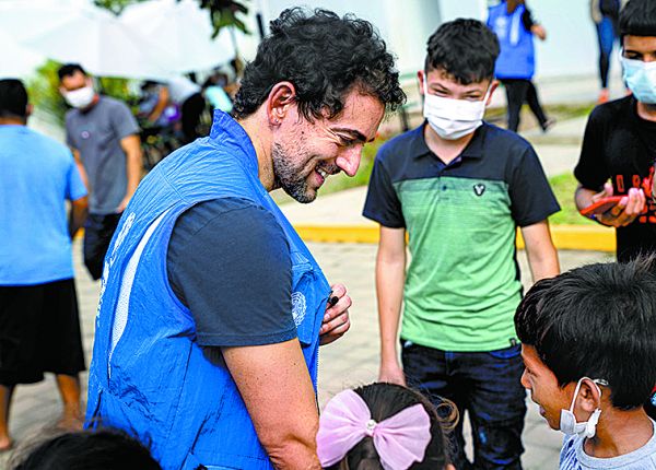 El año pasado viajó a Tapachula en labor humanitaria. ESPECIAL