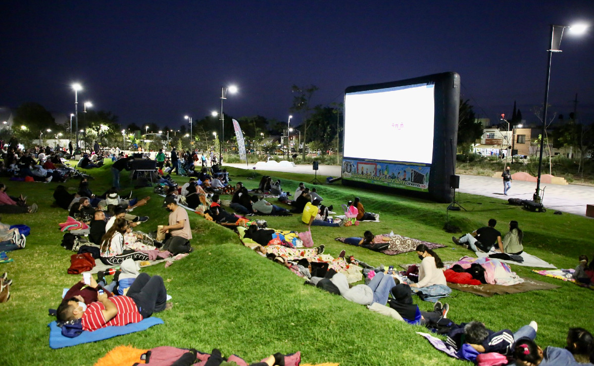 Cine al aire libre en el Parque de las Niñas y los Niños en Zapopan (Cortesía)