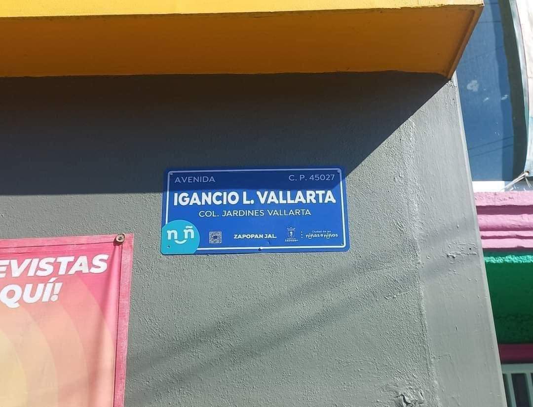 Hay nomenclaturas con errores ortográficos en Zapopan (Cortesía)