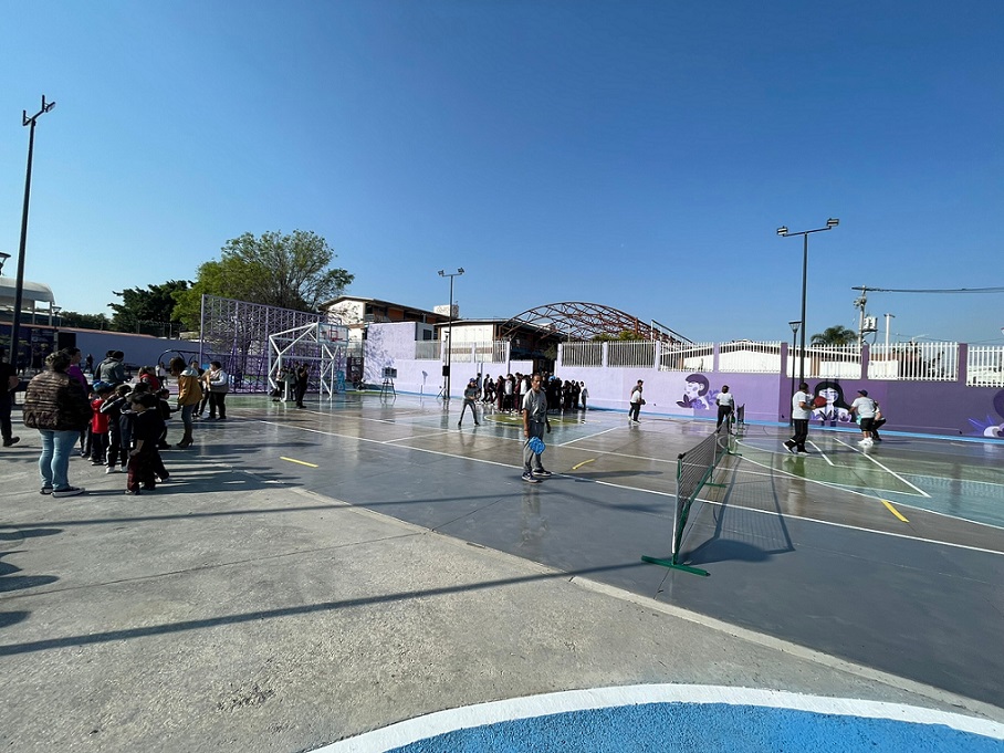 Inauguran unidad deportiva Parques del Auditorio (Karla Victoria Rodríguez)