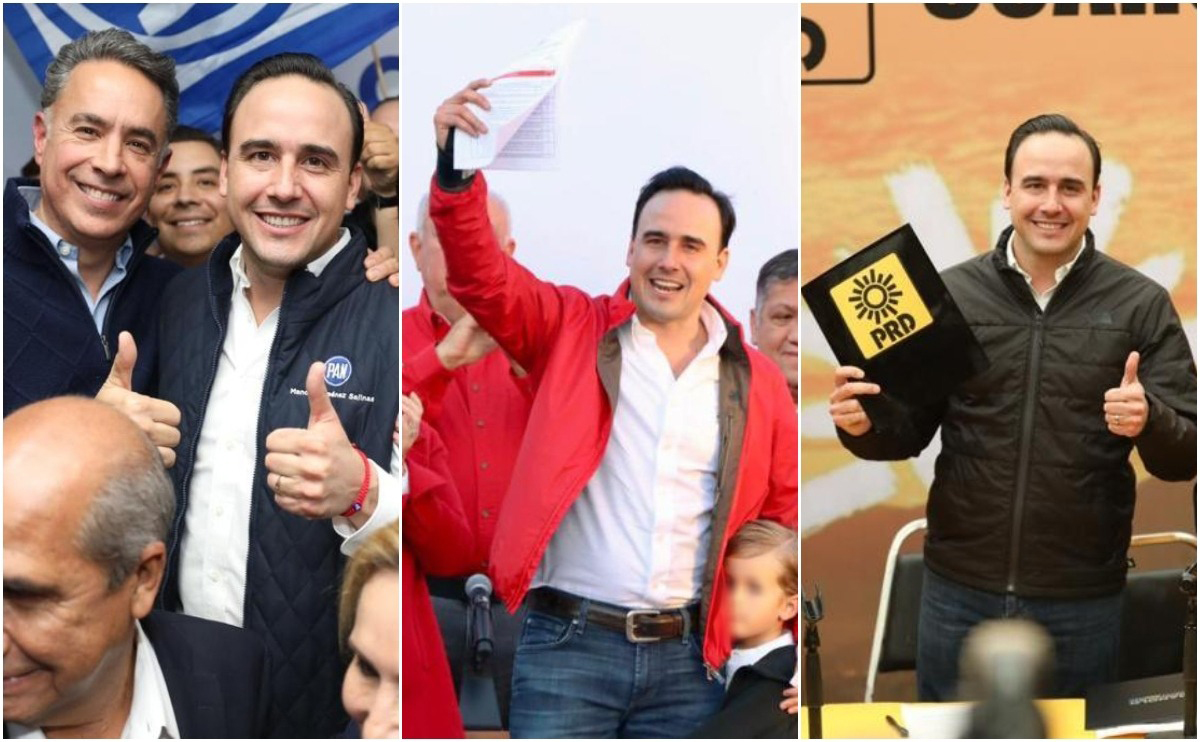 Manolo Jiménez se registra como candidato del PAN y PRD para gobernador de Coahuila. | Especial