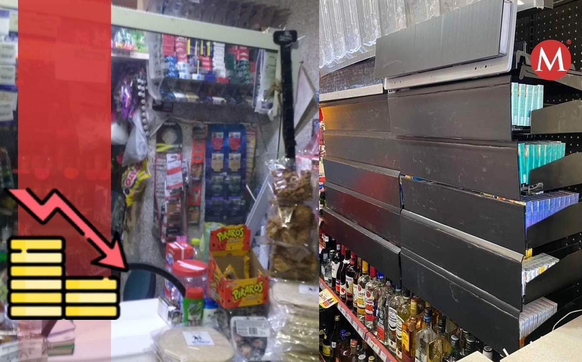 Tienditas en Tamaulipas taparon los mostradores de cigarros para cumplir con la reforma.