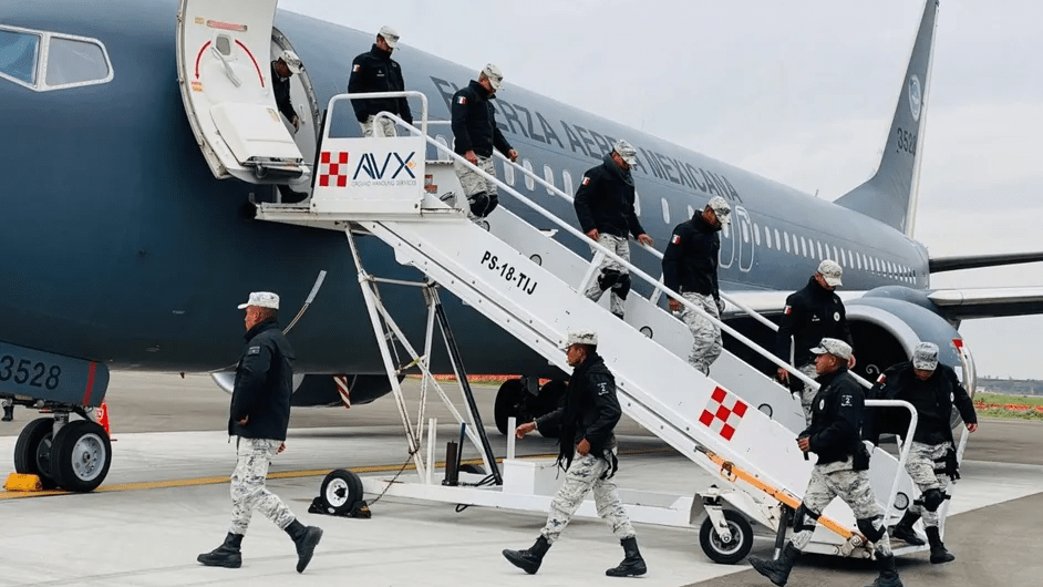Llegan 500 elementos de la Guardia Nacional para reforzar seguridad en Tijuana