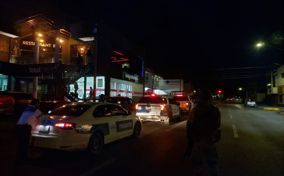 Operativo de bares y cantinas en Ciudad Victoria