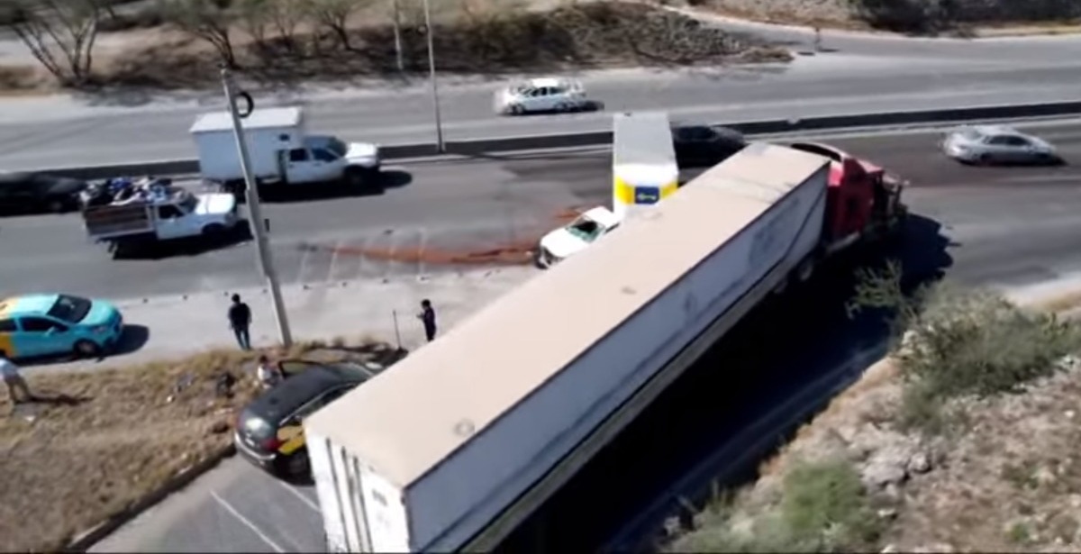 Accidente vial en el municipio de Guadalupe, NL | Especial