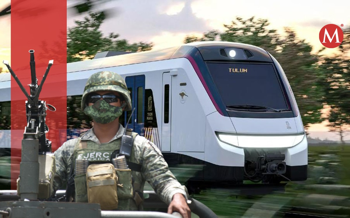 Maqueta virtual del Tren Maya. (Foto: Especial)