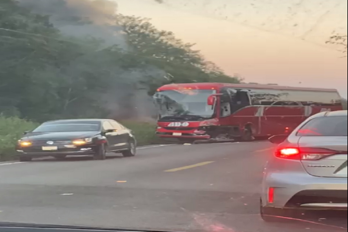 Choque en Quintana Roo. (Especial)