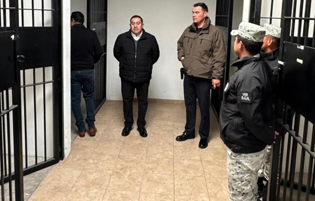 El edil detalló que efectuó un recorrido por las instalaciones prestadas a la corporación federal.