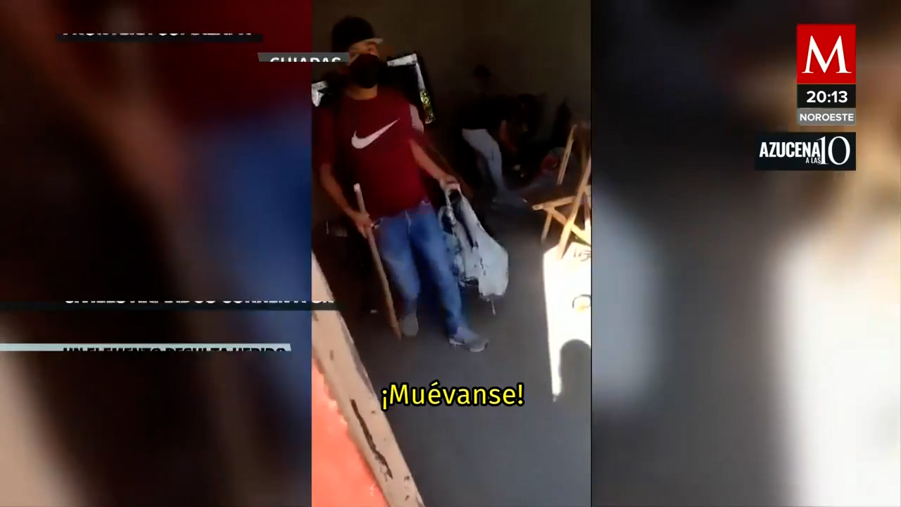 Guardias Nacionales son sacados de su cuartel en Chiapas por civiles armados