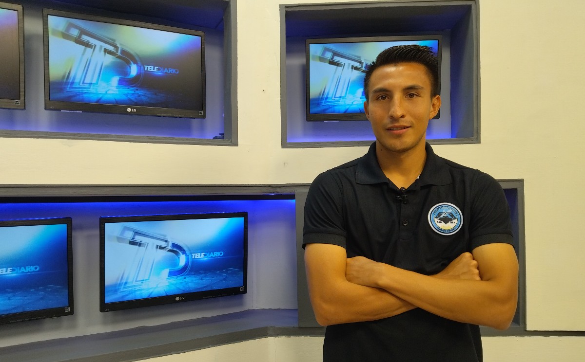 Luis Castillo visitó las instalaciones de Multimedios, previo al Clásico Tamaulipeco.