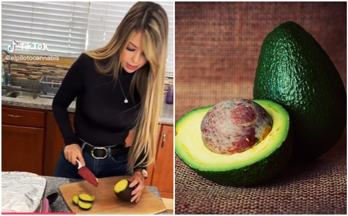 Mujer desata burlas por su forma de cortar aguacate (Especial).