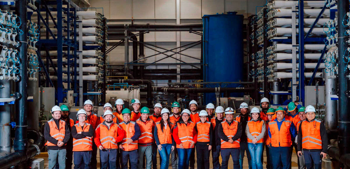 Personal de prevención de riesgos de Acciona. (Acciona)