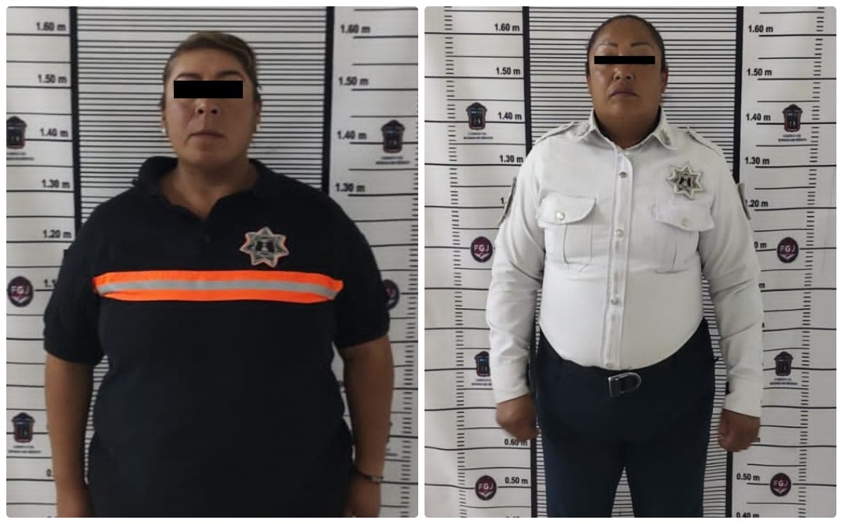 Policías acusadas de extorsión en Edomex. (Especial)