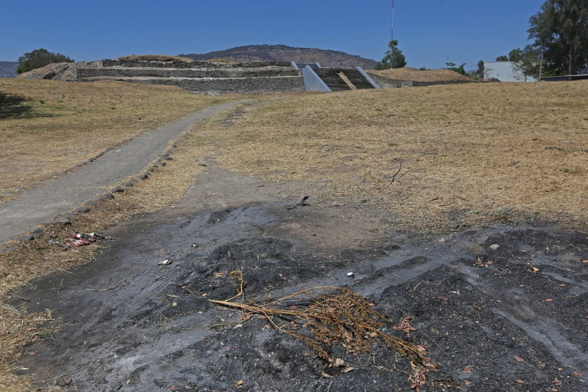 Una de las estructuras de la zona de El Ixtépete (Fernando Carranza)