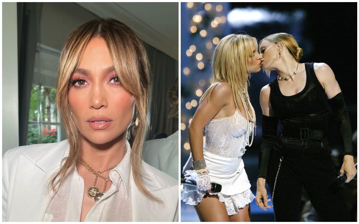 Jennifer Lopez iba a protagonizar beso con Madonna y Britney Spears (Especial).