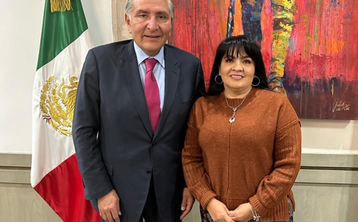 Nestora Salgado, senadora de la República por el Estado de Guerrero y Adán Augusto, Secretario de Gobernación | @nestora_salgado